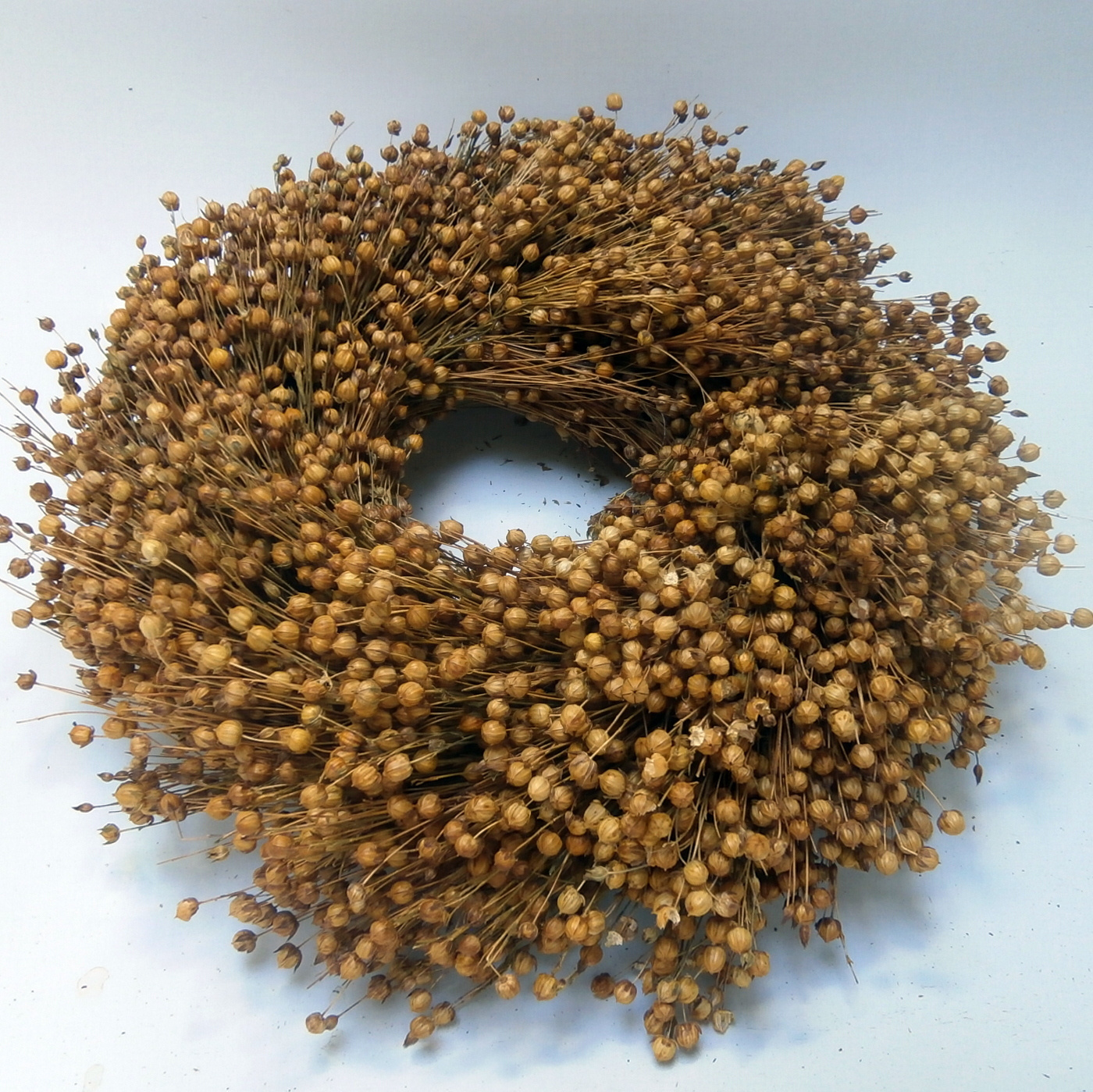 Béžový Věnec Lněný... / od drahuska56 Fler.cz