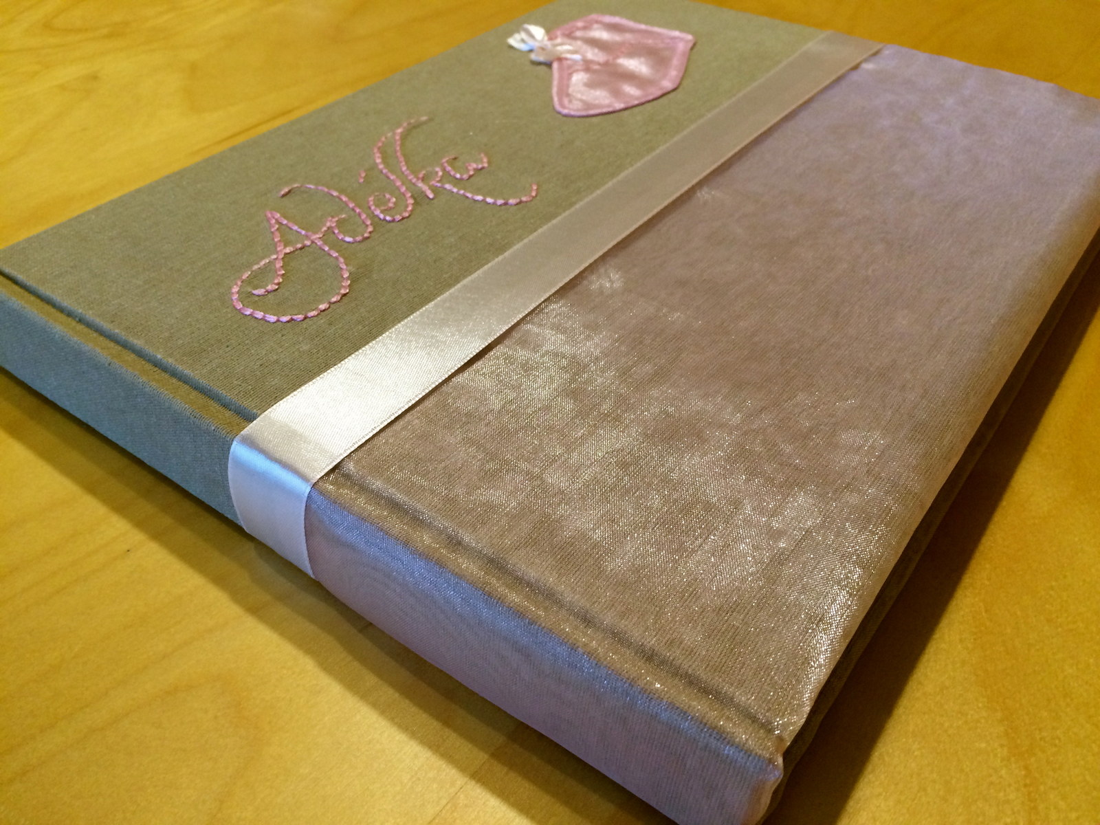 Blok Dětské ručně vázané fotoalbum pro miminko / od Marcela.V. Fler.cz