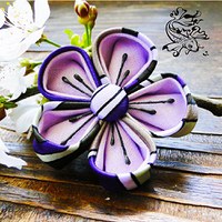 Brož kanzashi UME - kolekce NIWA