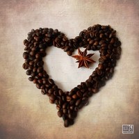 Coffee Heart, autorská fotografie