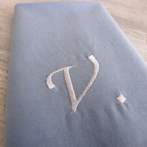 pánský kapesník s monogramem na přání