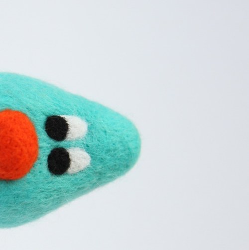 Kapička štěstí - tyrkysovooranžová