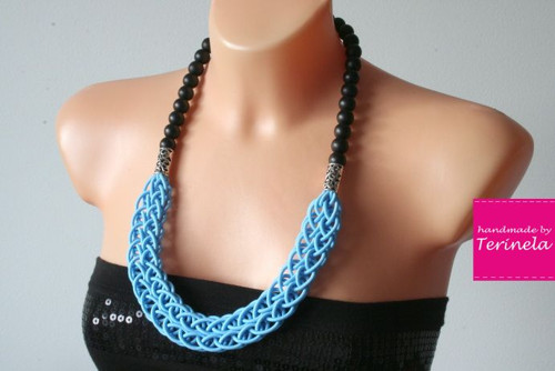 Dlouhý náhrdelník Okouzlení © design Terinela