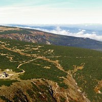 panorama ze Sněžky