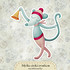 Myška cinká zvonkem - nažehlovačka