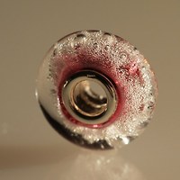 Bublinky - velký průvlek, sklo®+stříbro Ag925