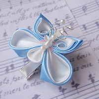 sponka Butterfly blue
