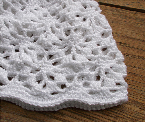 Kojenecká krajková letní čepička - obvod 33-36 cm