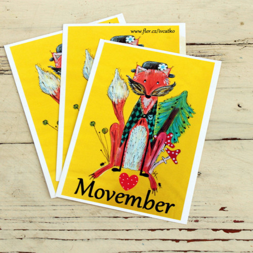 Lišákova pohlednice na MOVEMBER 2017