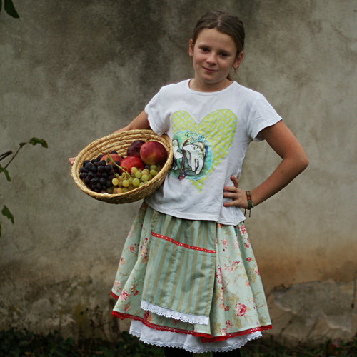Folklorní III..točící sukně slečinkovská