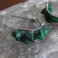 Laura mini s malachitem