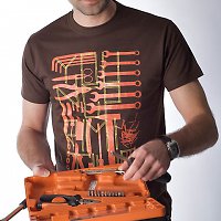 Handyman - tričko hnědé - všechny velikosti