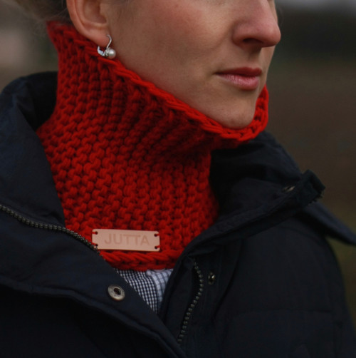 NÃ¡krÄnÃ­k Einfach 100% MERINO ÄervenÃ½