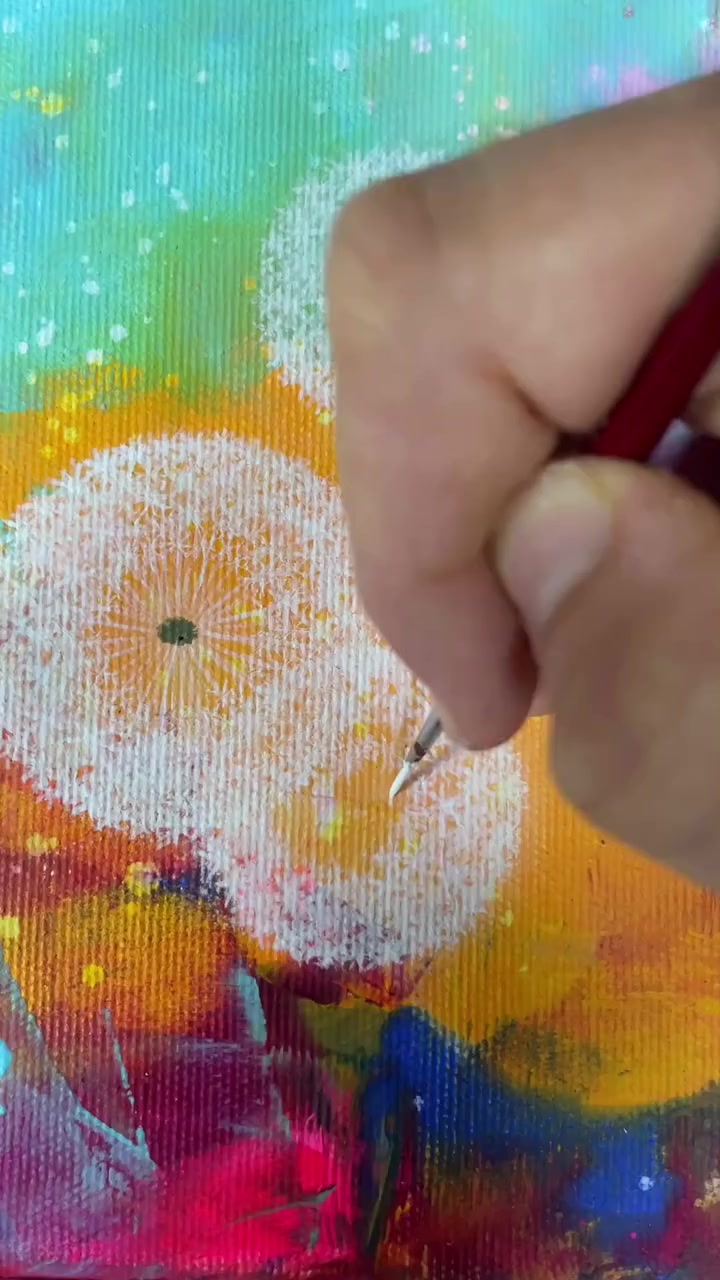 Sen / originální obraz - 20x20cm — video