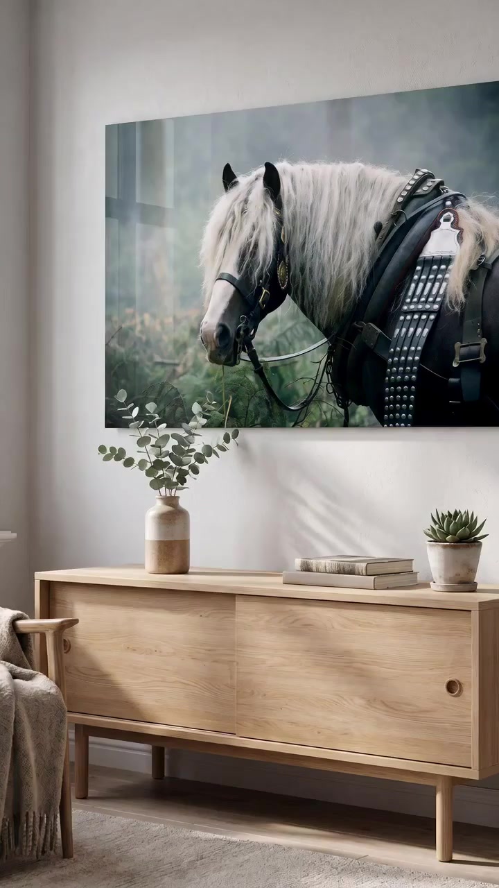 Fotoplachta Hřebec Amazon 110x70 cm — video