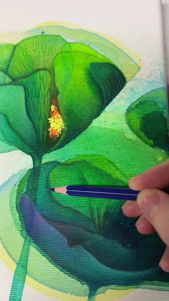 Začátek / Originální obraz - 20x30cm — video