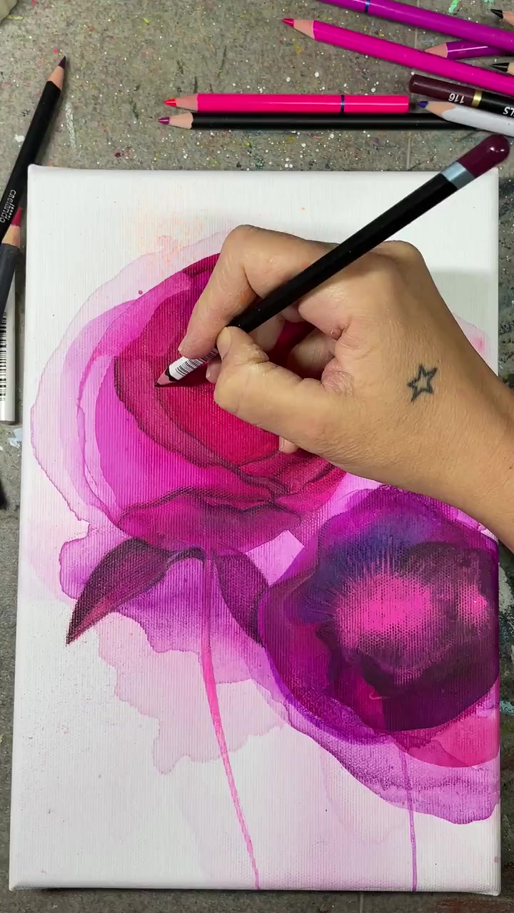Naděje / Originální obraz - 20x30cm — video