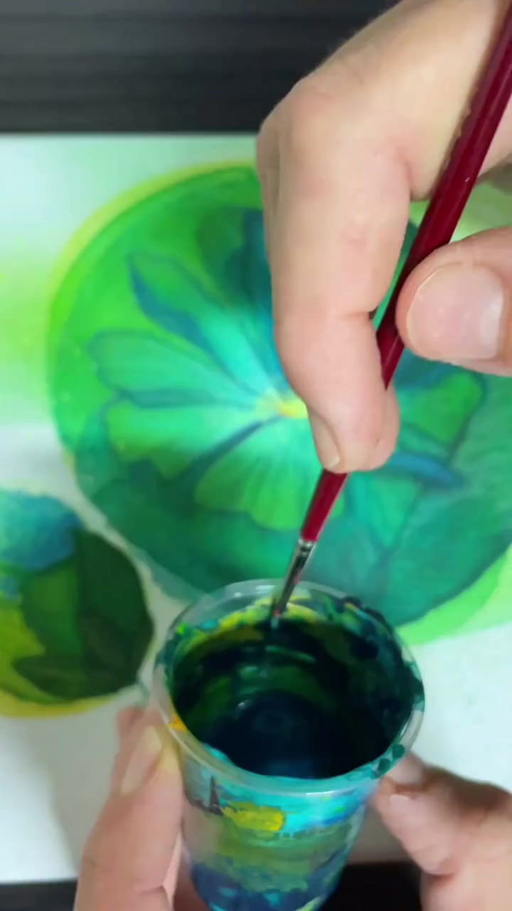 Šepot / Originální obraz - 20x20cm — video