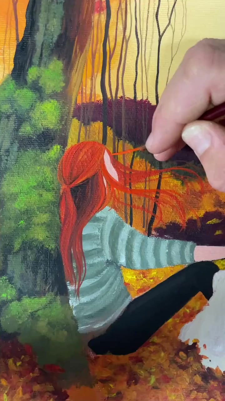 Originální obraz: Teď a tady - 30x30cm — video