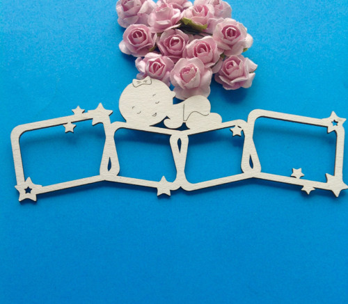 Dekorace 13,5 x 5 cm , chipboard (CHD) — foto 1