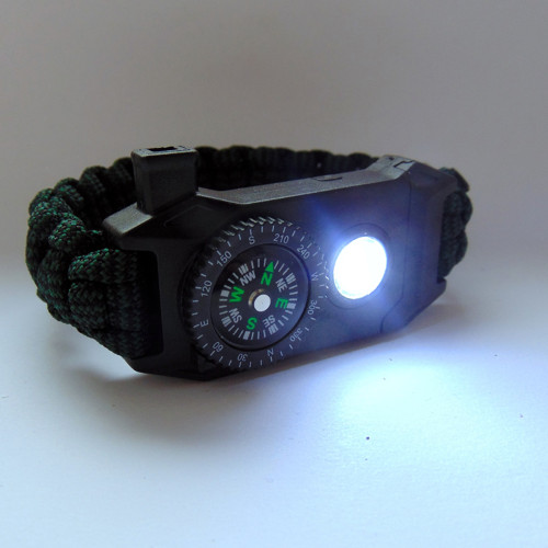 Survival náramek s LED světlem... — foto 1