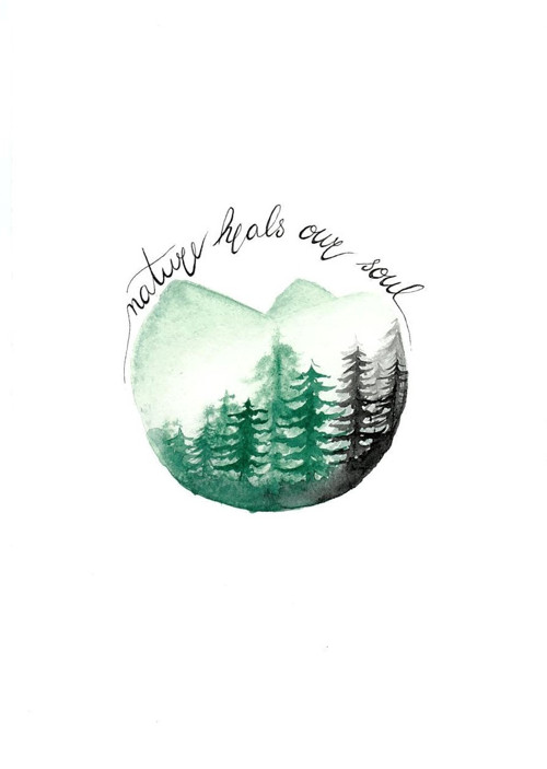 Nature heals our soul.. - akvarel — foto 1