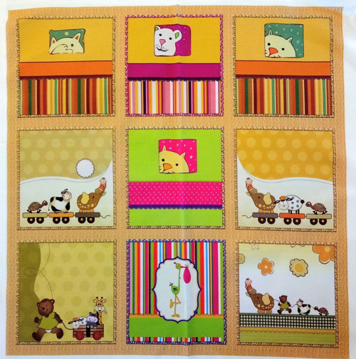 Bavlněná látka - panel sada 47 x 47cm /i na pexeso