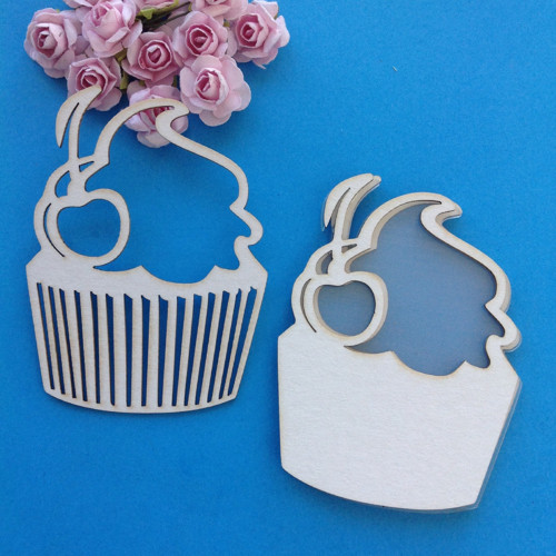 Dekorace shaker 8,5 x 6,3 cm, chipboard (CHD)