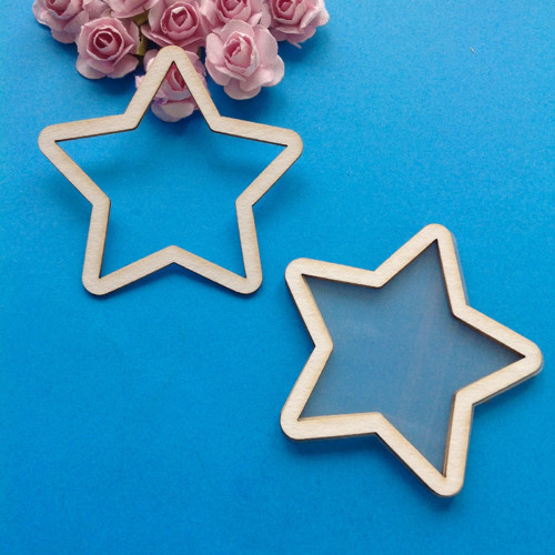 Dekorace shaker 6 x 6 cm ,chipboard (CHD)