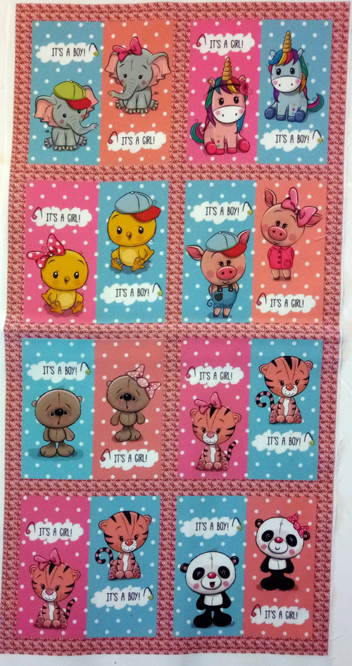 Bavlněná látka - panel sada 19 x 37cm /i na pexeso