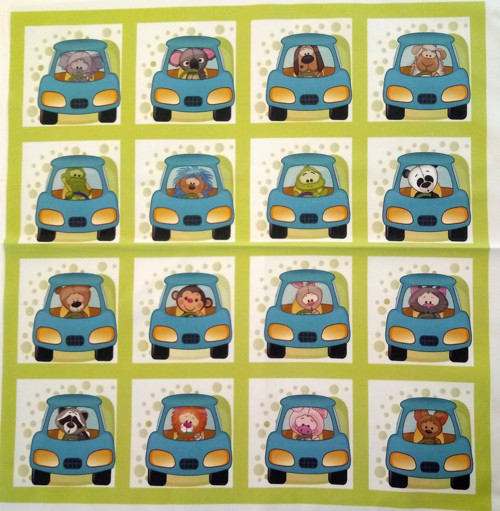 Bavlněná látka - panel sada 35 x 35cm /i na pexeso