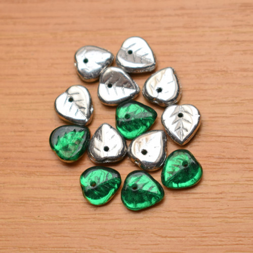 Lístečky - 9x8mm — foto 1