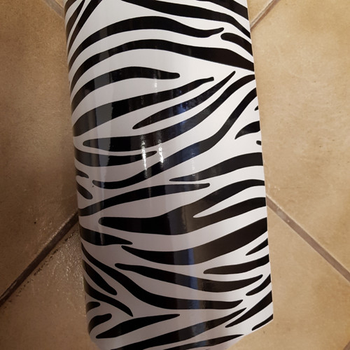Samolepicí folie imitace kůže (zebra)