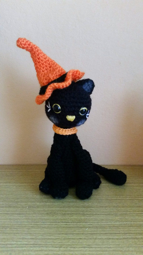 Halloweenská kočička