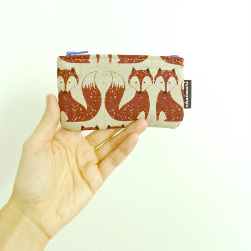 Taštička na karty Foxes LINEN — foto 1