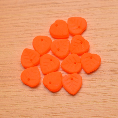 Neonové lístečky - 9x4mm