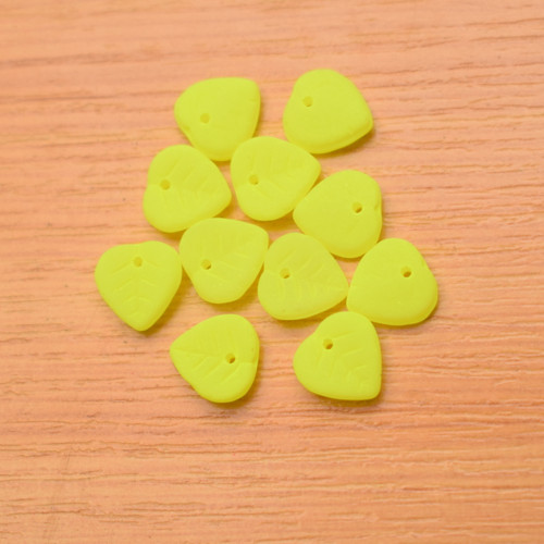 Neonové lístečky - 9x4mm