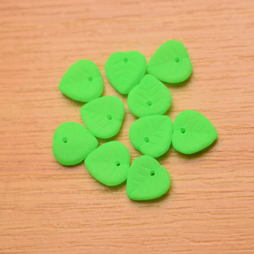 Neonové lístečky - 9x4mm