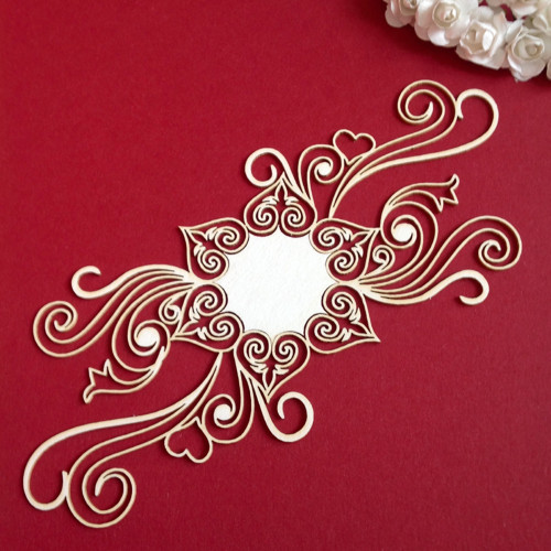 Dekorace 17,2 x 7 cm, chipboard — foto 1