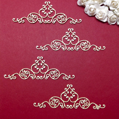 Dekorace 4 ks , chipboard — foto 1