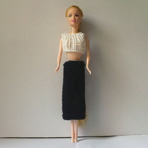 Oblečky pro Barbie - Černá sukně !SLEVA! — foto 1
