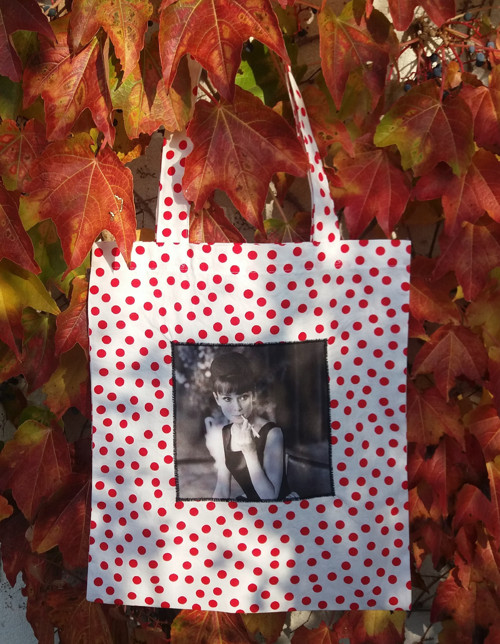 Puntíkatá taška AUDREY HEPBURN — foto 1