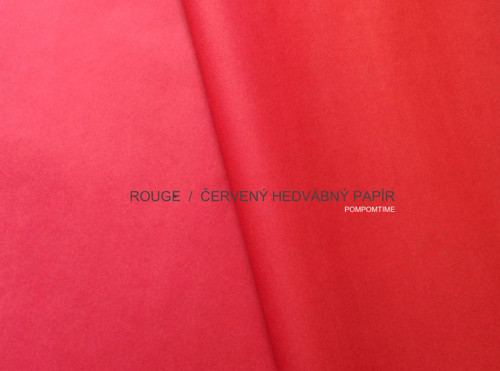 Hedvábný papír - ČERVENÁ / ROUGE — foto 1