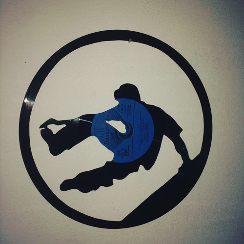 Parkur Vinyl art ručně vyřezáno