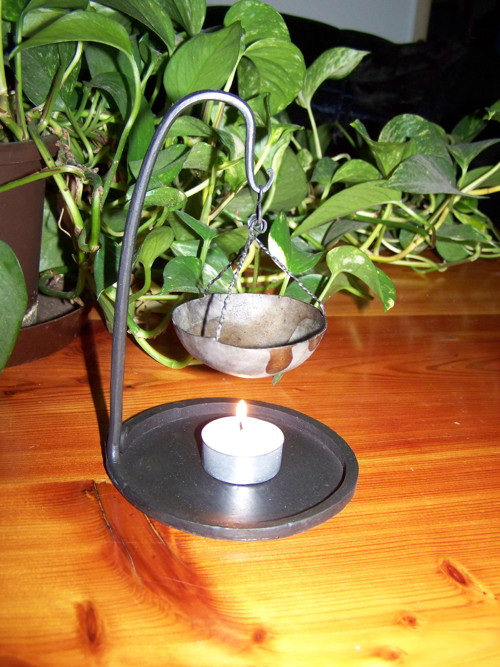Kovaná aromalampa — foto 1