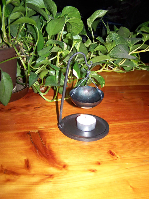 Kovaná aromalampa — foto 1