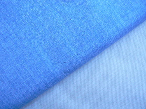 Světle modrá režná - zbytek 80 cm — foto 1