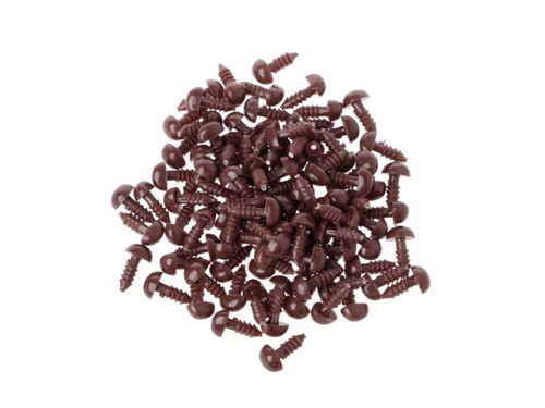 Bezpečnostní čumáček hnědý 13X15mm/ 5ks