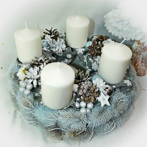 Adventní věnec - Blankytka — foto 1