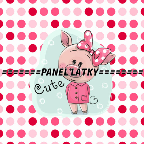 Bavlněný panel 25 x 25cm